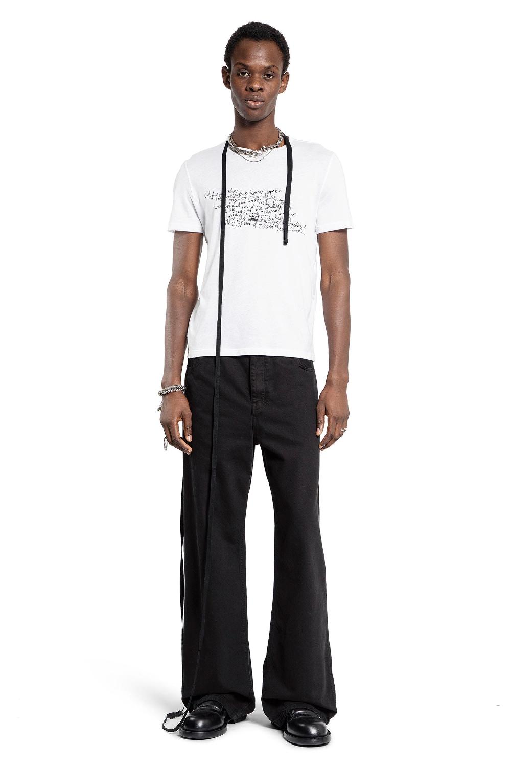 Antonioli ANN DEMEULEMEESTER MAN WHITE T-SHIRTS & TANK TOPS Negozio online di fabbrica