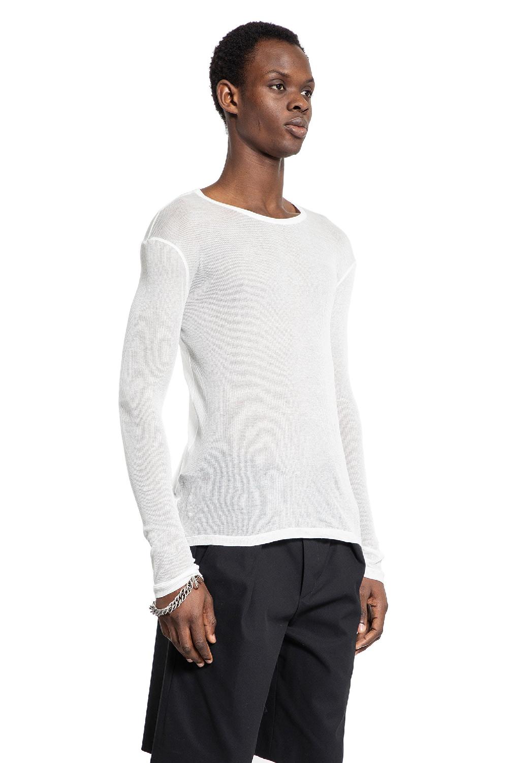 Antonioli ANN DEMEULEMEESTER MAN WHITE T-SHIRTS & TANK TOPS Prezzo di fabbrica