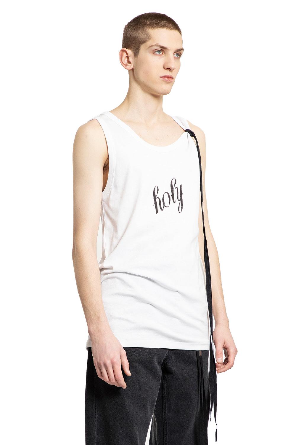 Antonioli ANN DEMEULEMEESTER MAN WHITE T-SHIRTS & TANK TOPS Comprare a buon mercato