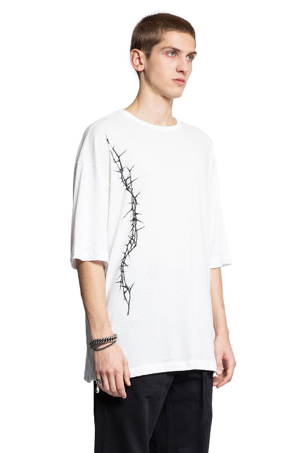 Antonioli ANN DEMEULEMEESTER MAN WHITE T-SHIRTS & TANK TOPS Grande vendita