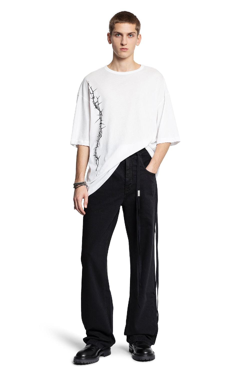 Antonioli ANN DEMEULEMEESTER MAN WHITE T-SHIRTS & TANK TOPS Grande vendita