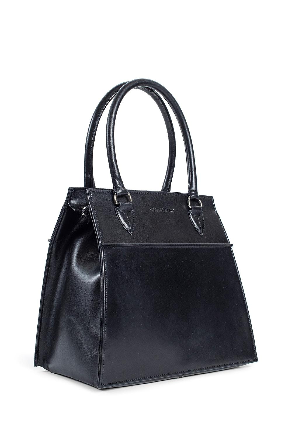 Antonioli ANN DEMEULEMEESTER UNISEX BLACK TOP HANDLE BAGS Offerta per la Festa della Mamma
