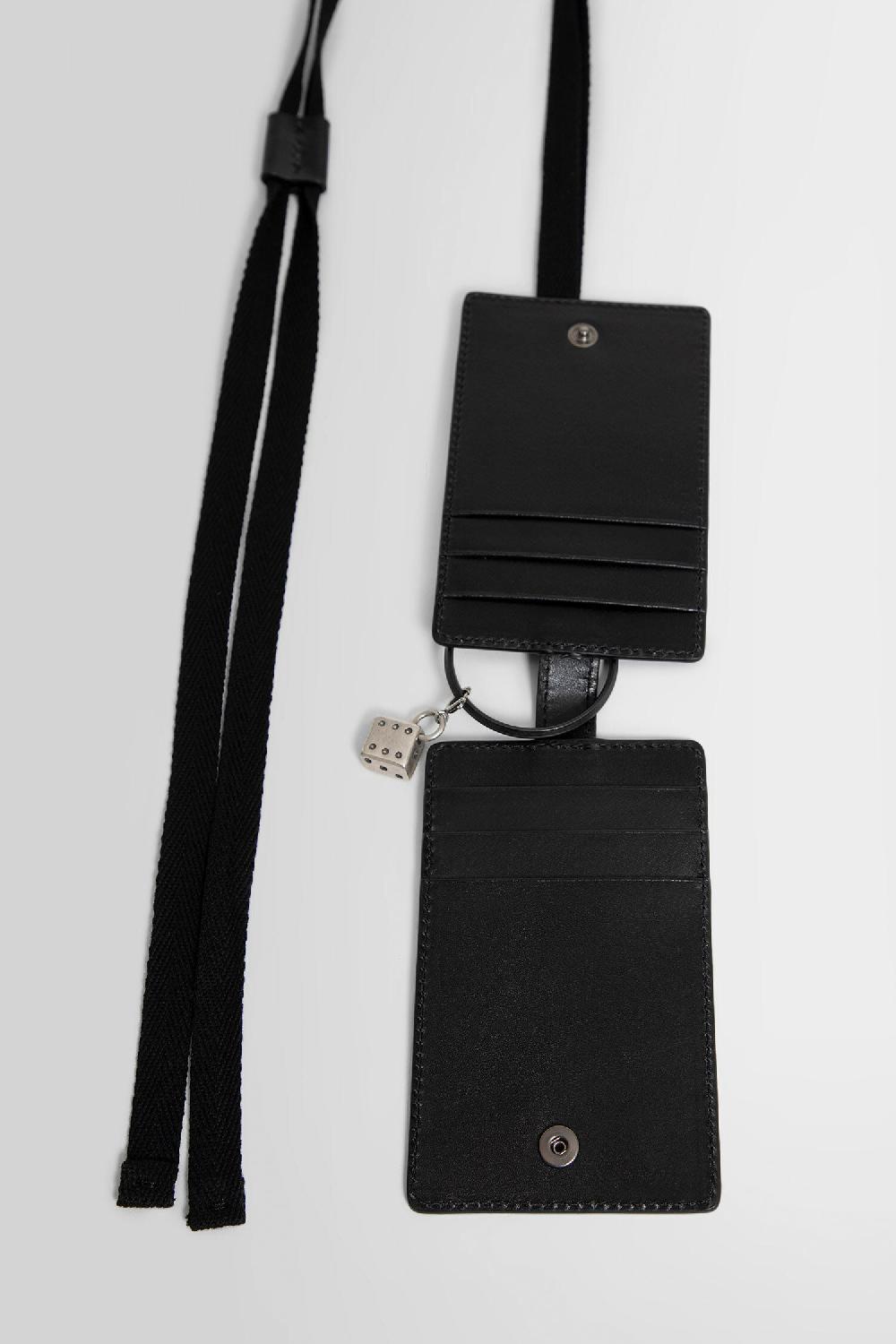 Antonioli ANN DEMEULEMEESTER UNISEX BLACK WALLETS & CARDHOLDERS Offerta Anniversario
