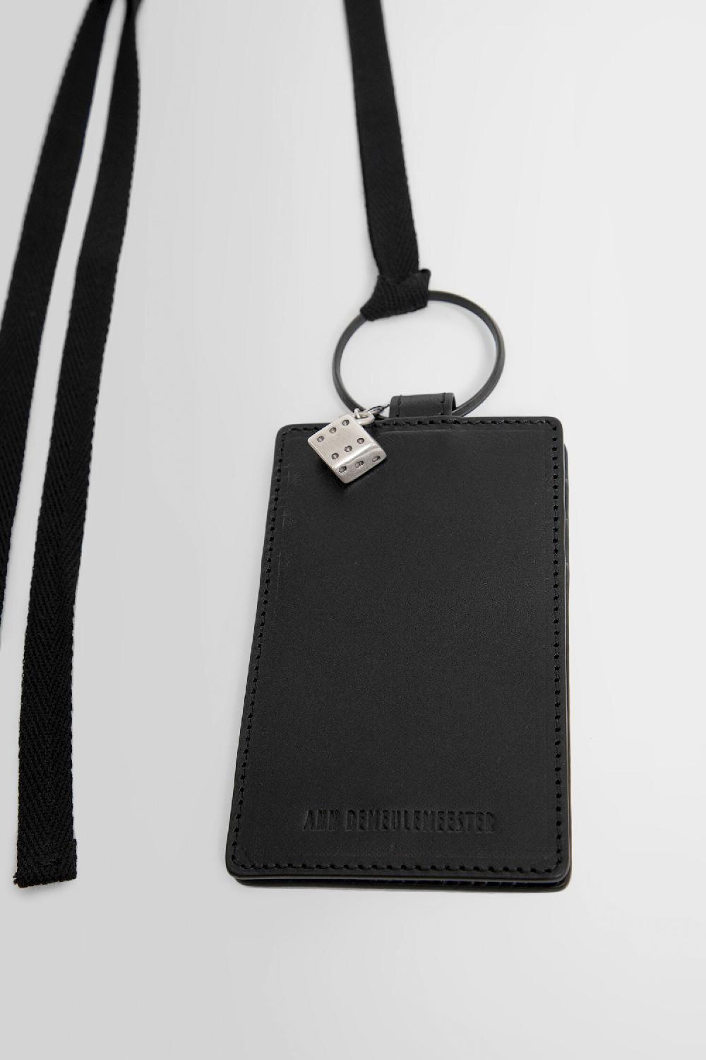 Antonioli ANN DEMEULEMEESTER UNISEX BLACK WALLETS & CARDHOLDERS Offerta Anniversario
