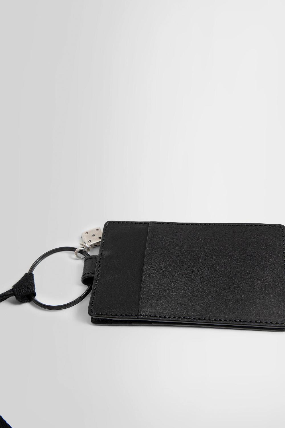 Antonioli ANN DEMEULEMEESTER UNISEX BLACK WALLETS & CARDHOLDERS Offerta Anniversario