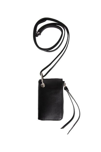 Antonioli ANN DEMEULEMEESTER UNISEX BLACK WALLETS & CARDHOLDERS Smaltimento dello stoccaggio