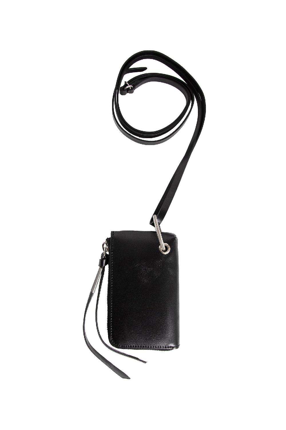 Antonioli ANN DEMEULEMEESTER UNISEX BLACK WALLETS & CARDHOLDERS Smaltimento dello stoccaggio