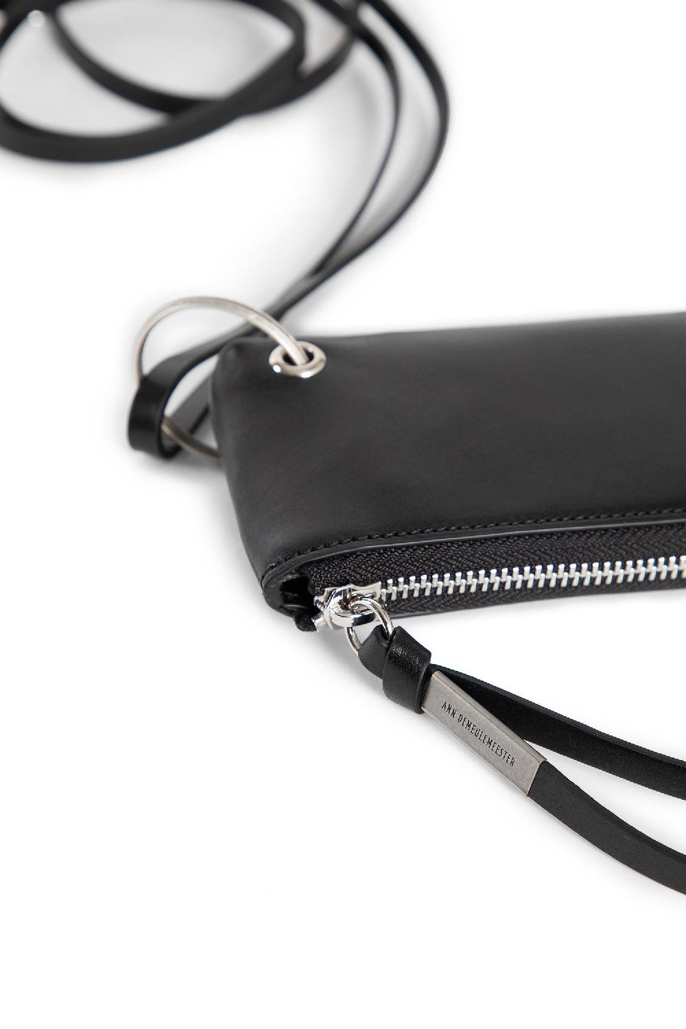 Antonioli ANN DEMEULEMEESTER UNISEX BLACK WALLETS & CARDHOLDERS Smaltimento dello stoccaggio