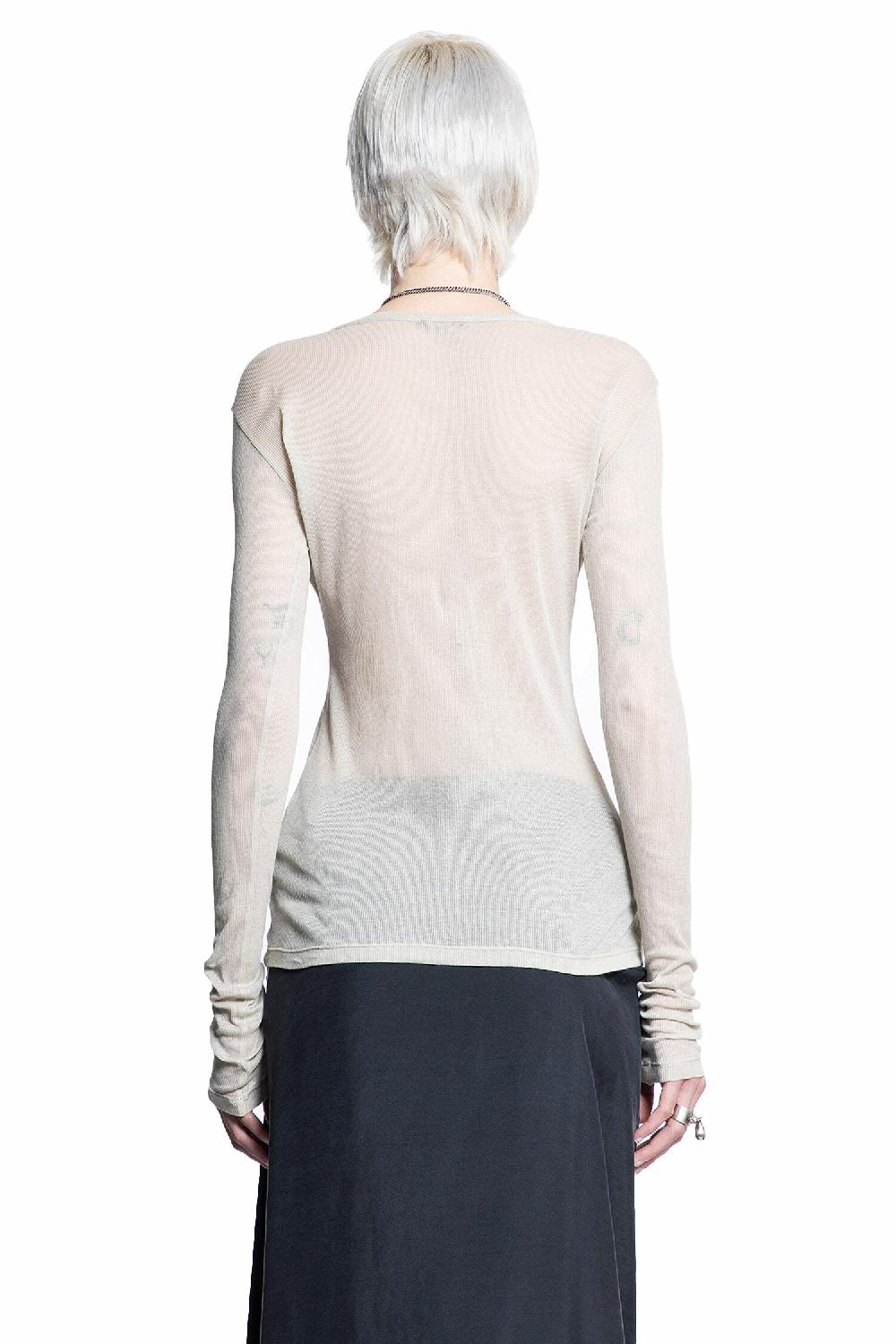Antonioli ANN DEMEULEMEESTER WOMAN BEIGE T-SHIRTS & TANK TOPS Ritorno libero