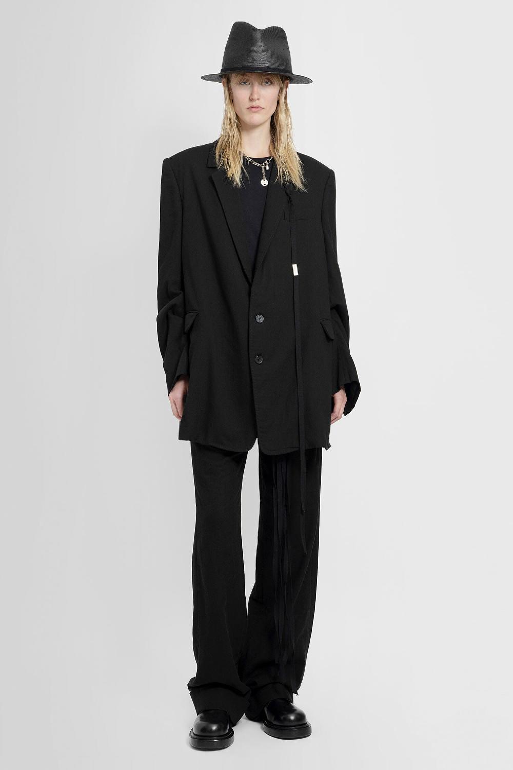 Antonioli ANN DEMEULEMEESTER WOMAN BLACK BLAZERS Ultimi tre giorni
