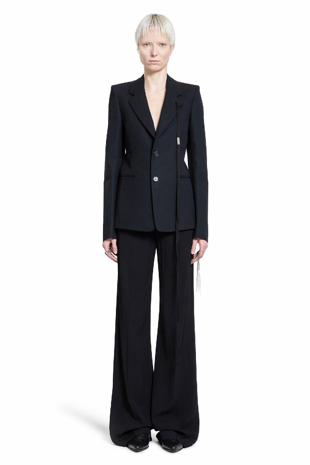 Antonioli ANN DEMEULEMEESTER WOMAN BLACK BLAZERS ACQUISTA ORA