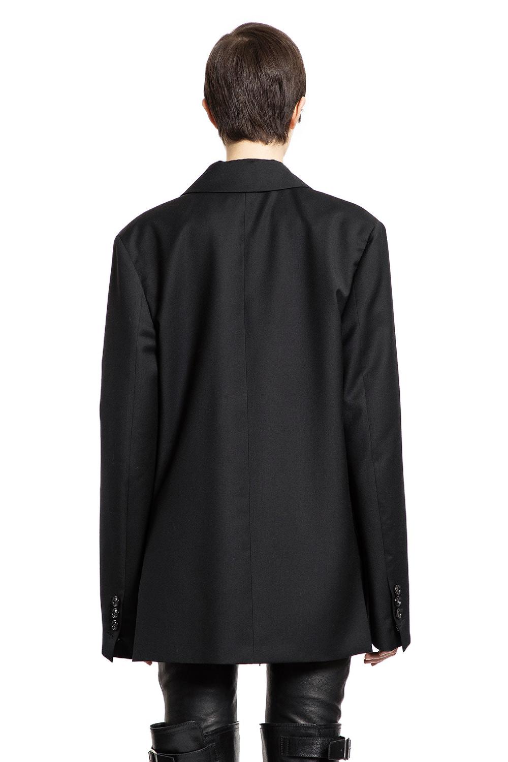 Antonioli ANN DEMEULEMEESTER WOMAN BLACK BLAZERS Ultimo giorno