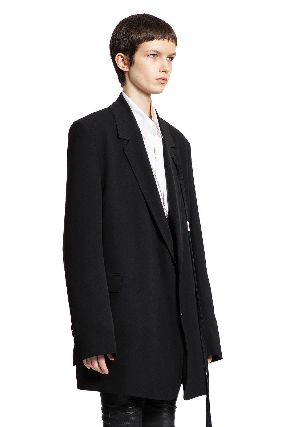 Antonioli ANN DEMEULEMEESTER WOMAN BLACK BLAZERS Promozione temporanea