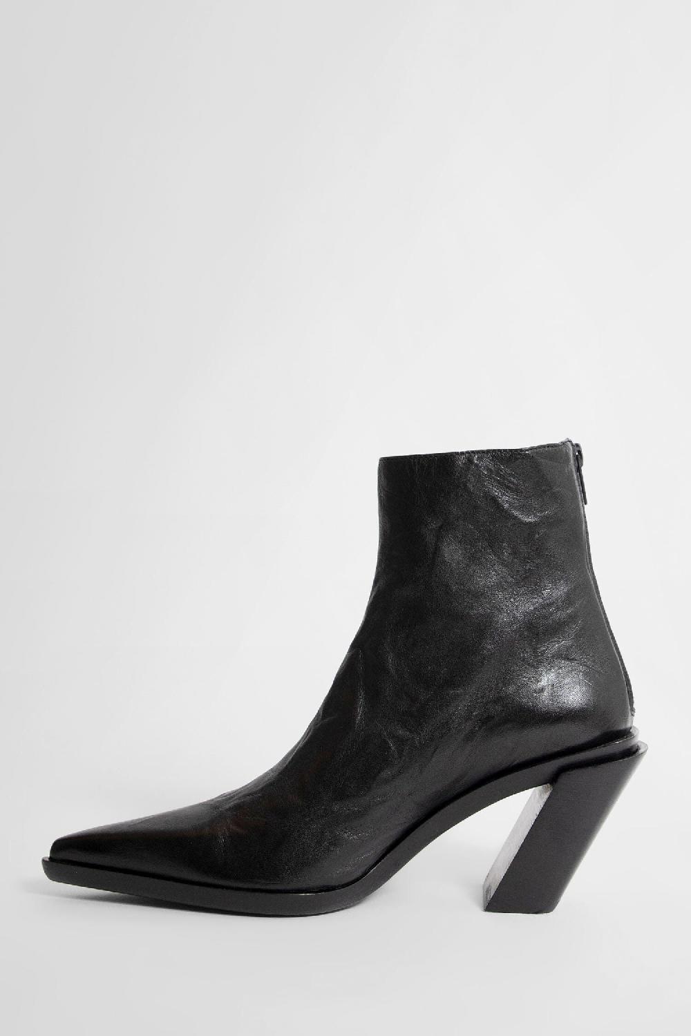 Antonioli ANN DEMEULEMEESTER WOMAN BLACK BOOTS Offerta speciale della fabbrica