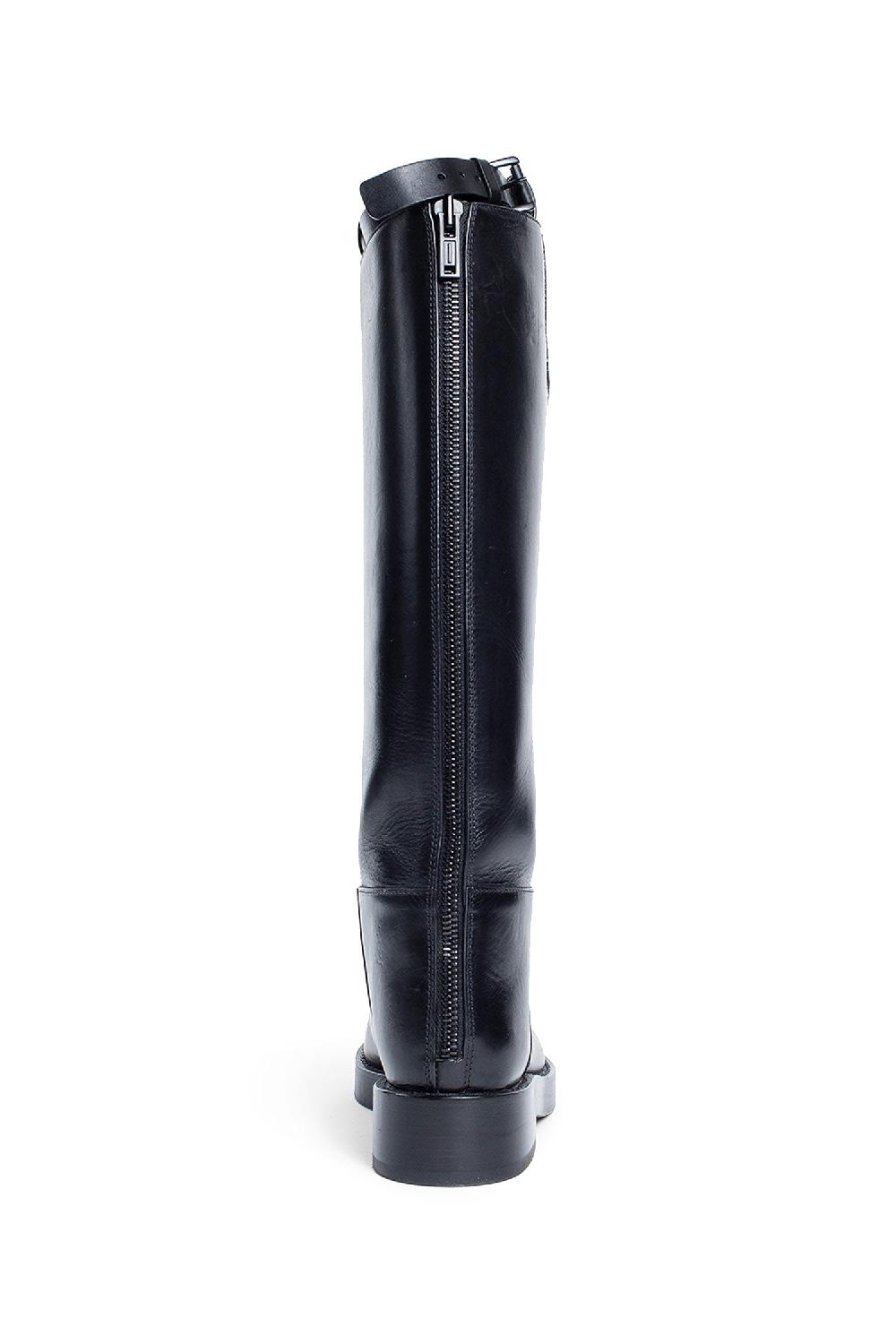 Antonioli ANN DEMEULEMEESTER WOMAN BLACK BOOTS Sostegno trimestrale