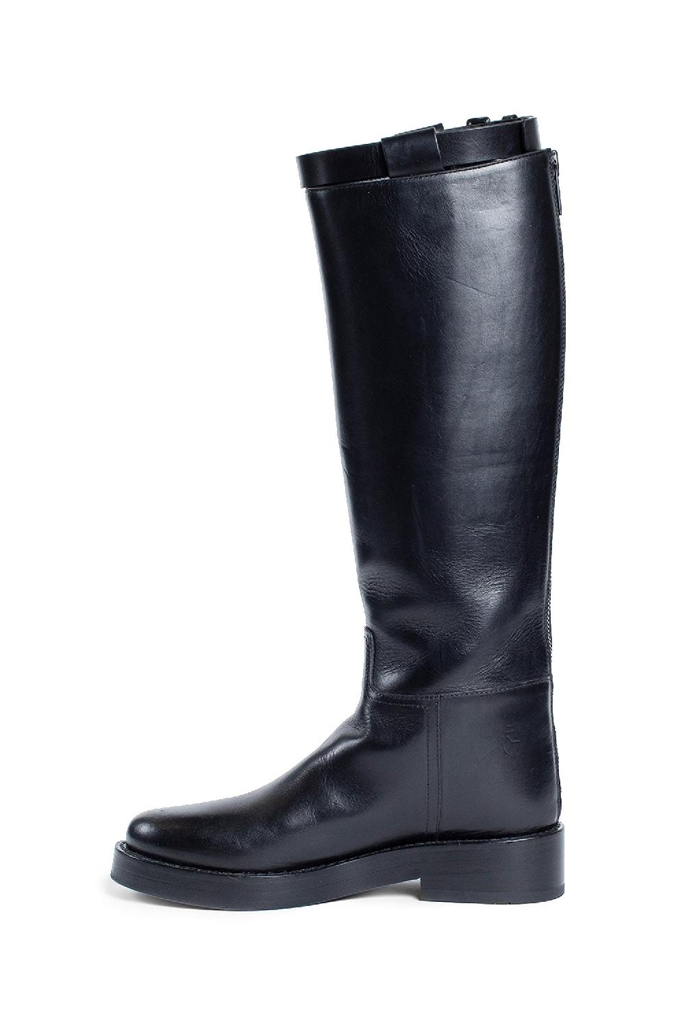 Antonioli ANN DEMEULEMEESTER WOMAN BLACK BOOTS Sostegno trimestrale