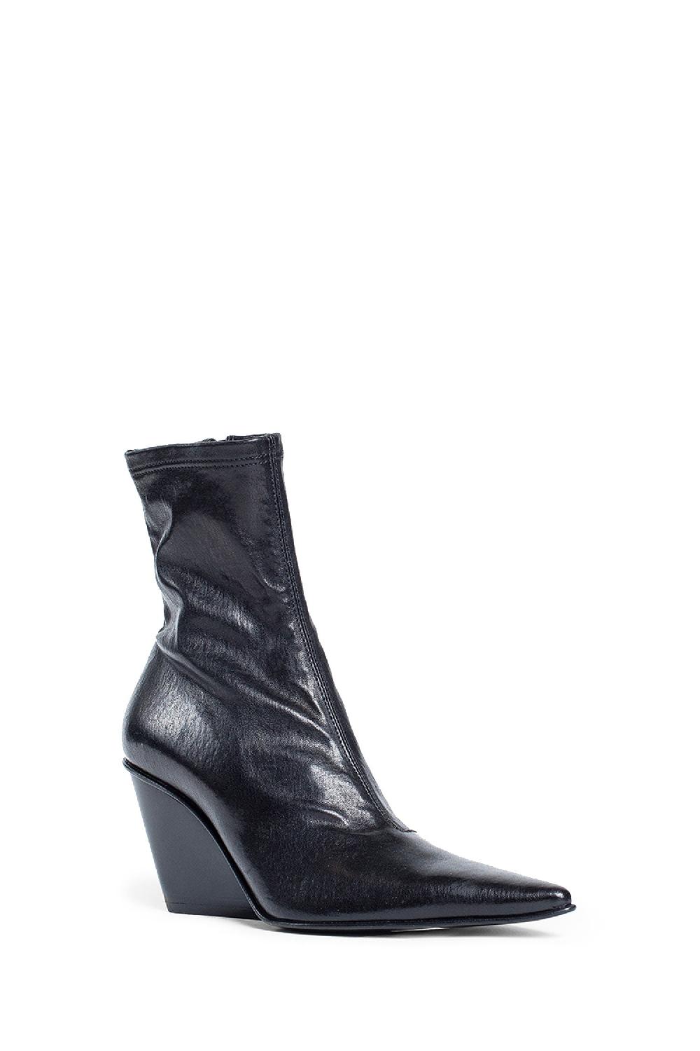 Antonioli ANN DEMEULEMEESTER WOMAN BLACK BOOTS Trasporto libero internazionale