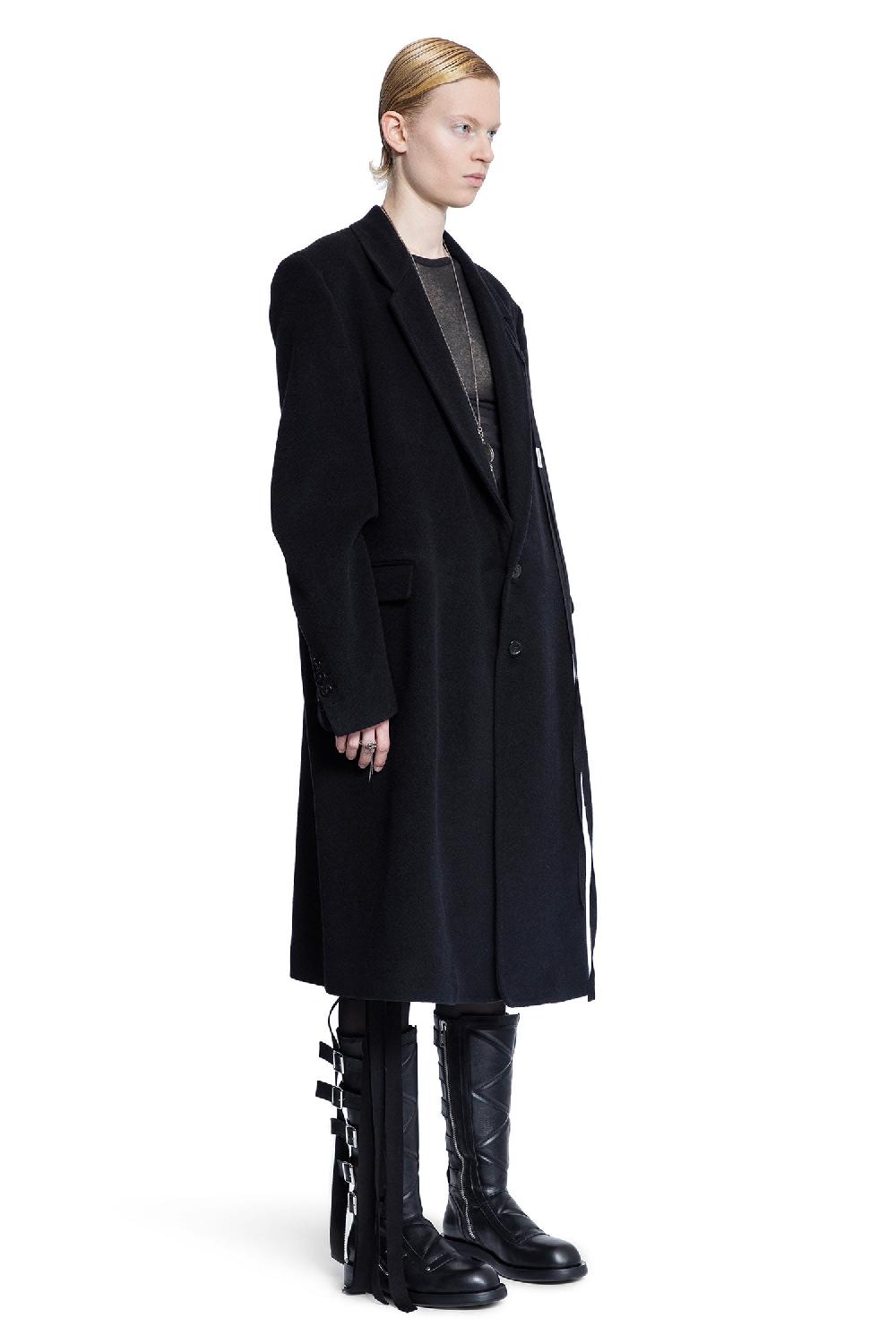 Antonioli ANN DEMEULEMEESTER WOMAN BLACK COATS In vendita