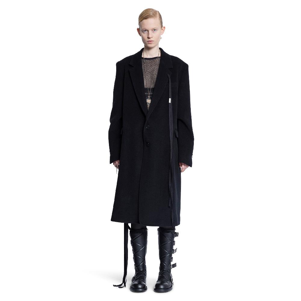 Antonioli ANN DEMEULEMEESTER WOMAN BLACK COATS In vendita
