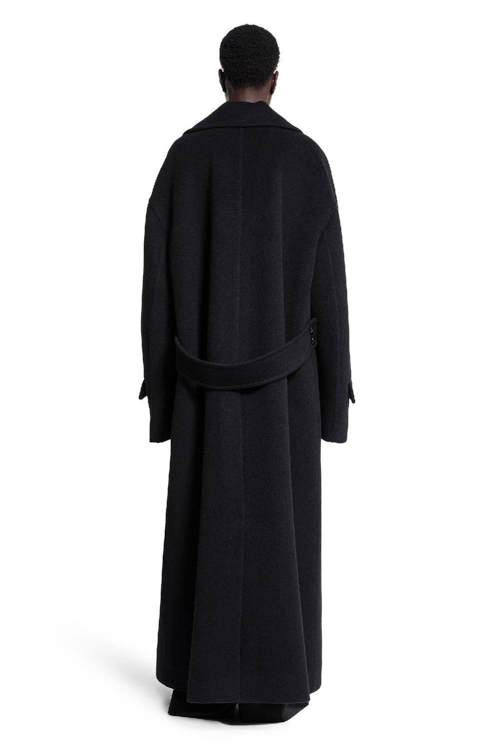 Antonioli ANN DEMEULEMEESTER WOMAN BLACK COATS Duty-free