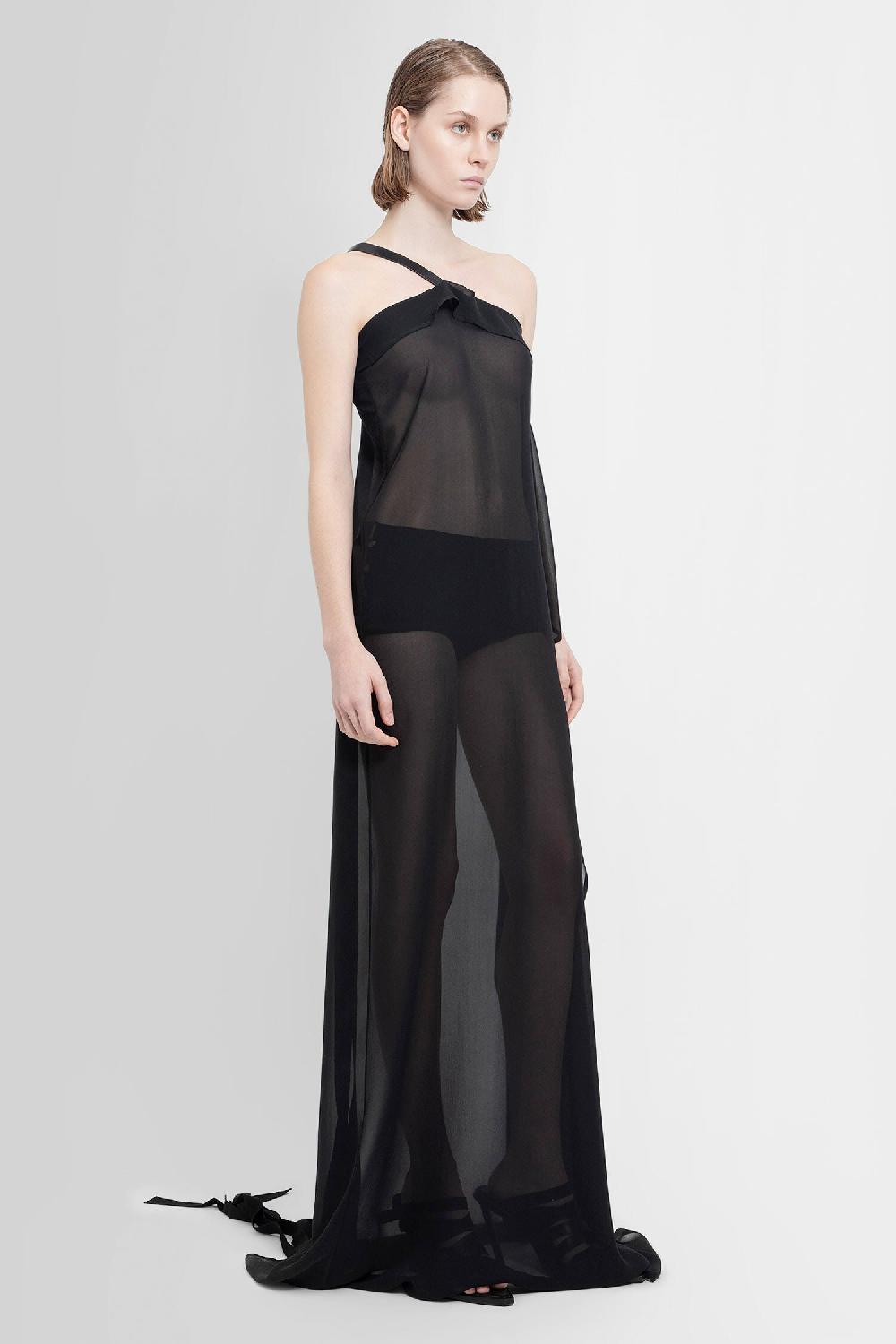 Antonioli ANN DEMEULEMEESTER WOMAN BLACK DRESSES Sconti questo mese