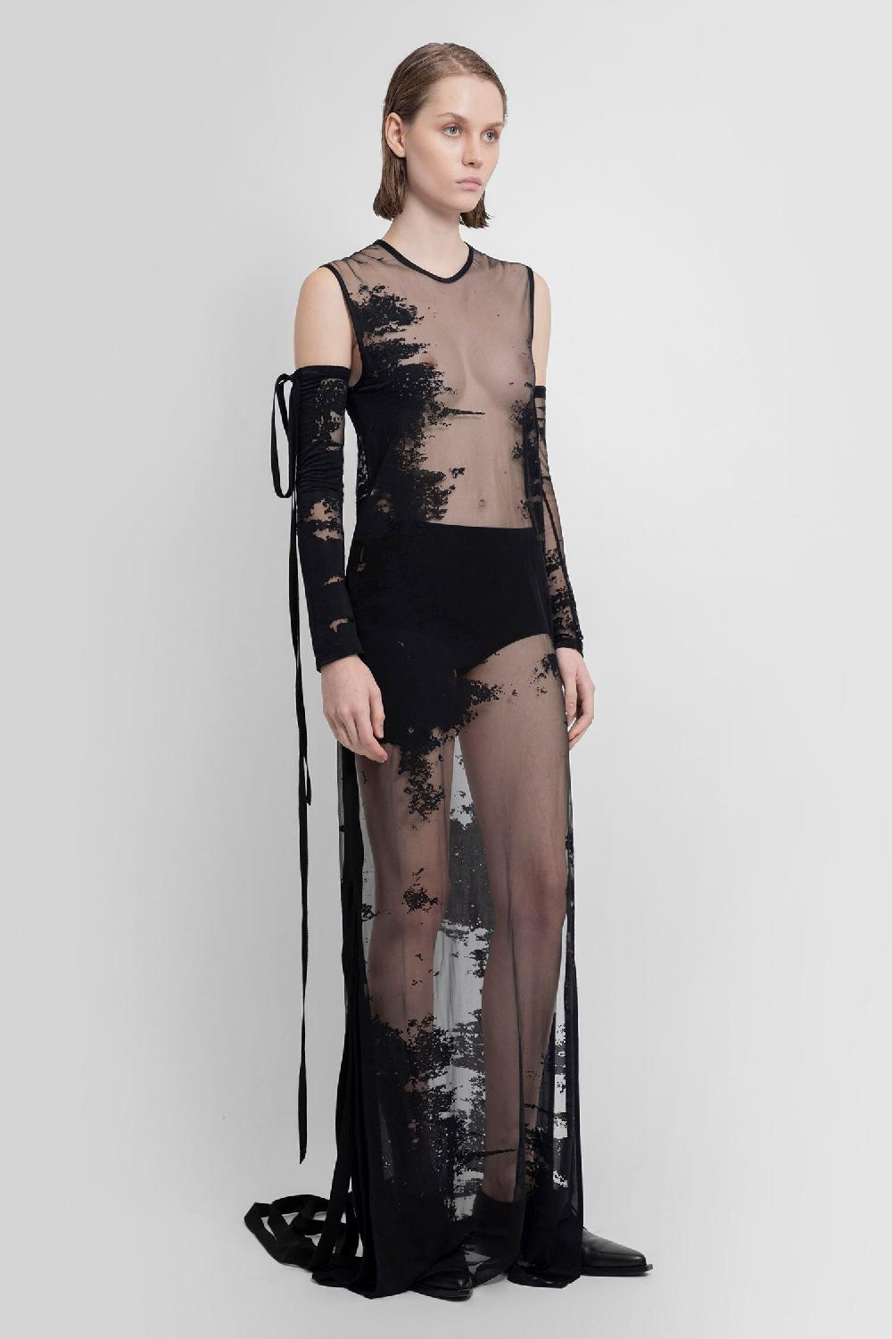 Antonioli ANN DEMEULEMEESTER WOMAN BLACK DRESSES 2025