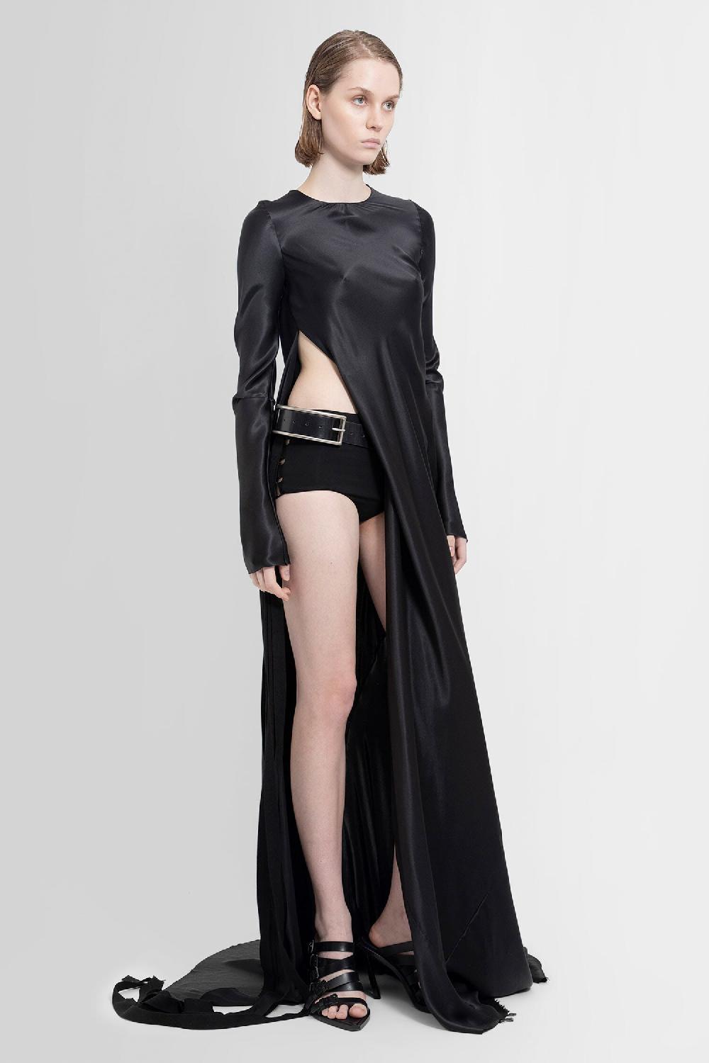 Antonioli ANN DEMEULEMEESTER WOMAN BLACK DRESSES Italia