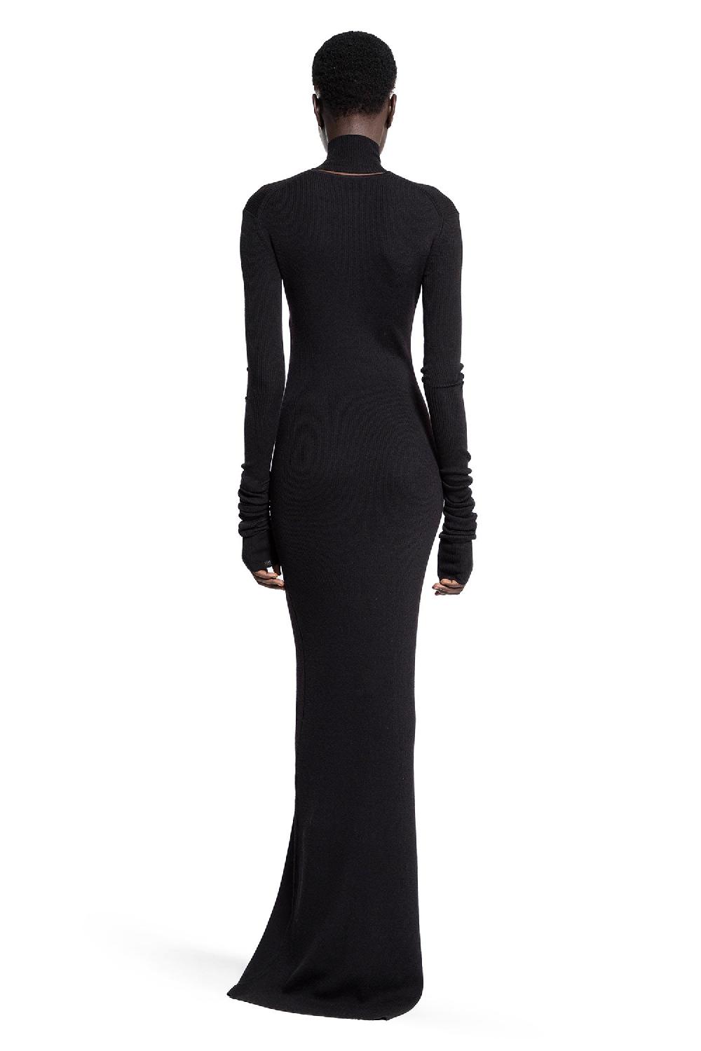 Antonioli ANN DEMEULEMEESTER WOMAN BLACK DRESSES Qualità Garantita