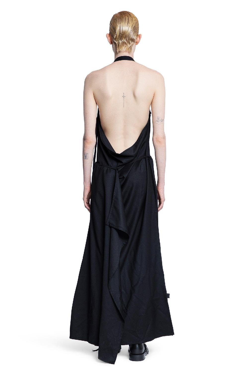 Antonioli ANN DEMEULEMEESTER WOMAN BLACK DRESSES Promozione Limitata