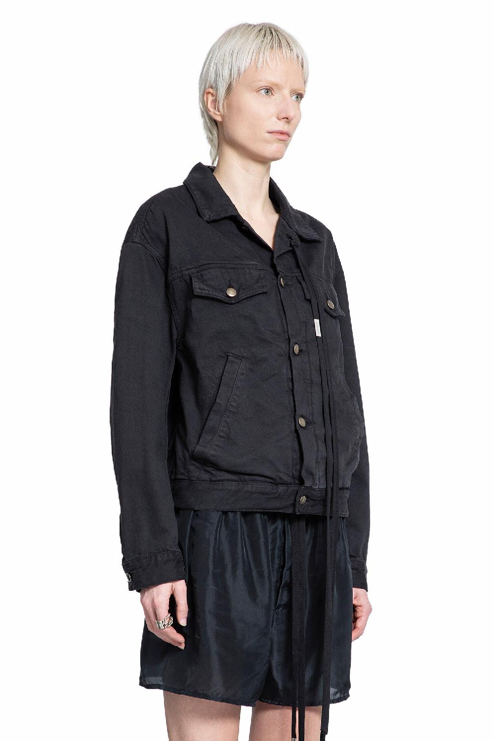 Antonioli ANN DEMEULEMEESTER WOMAN BLACK JACKETS Fino Al -60%