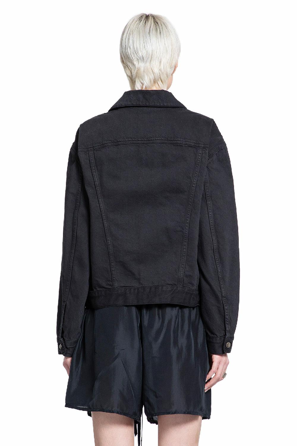 Antonioli ANN DEMEULEMEESTER WOMAN BLACK JACKETS Fino Al -60%