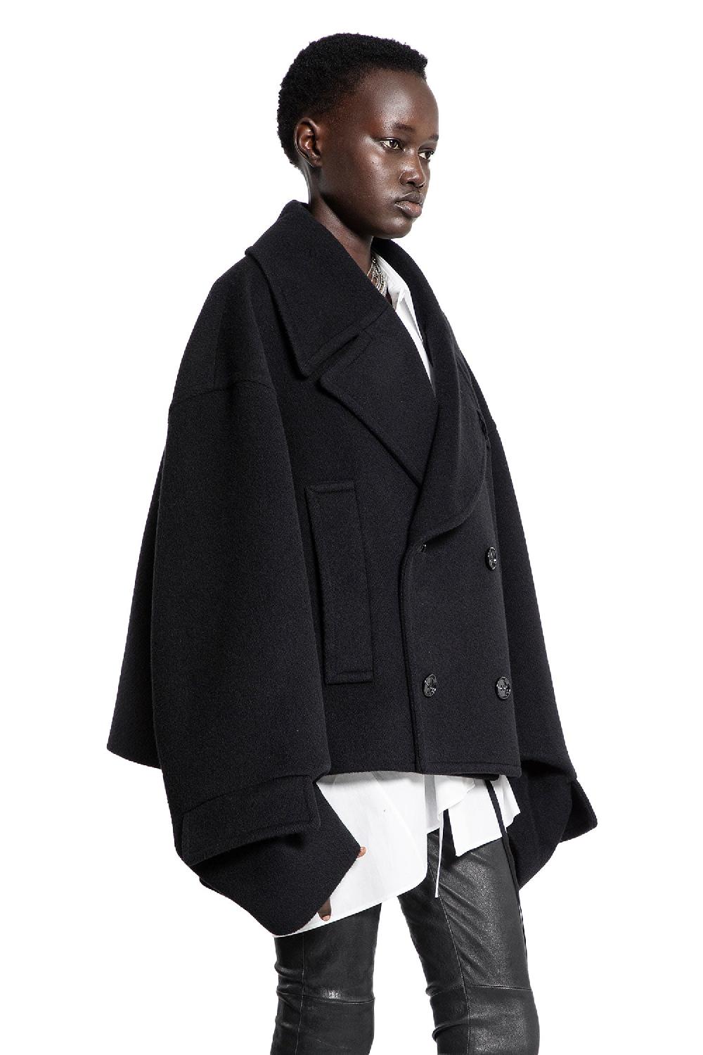 Antonioli ANN DEMEULEMEESTER WOMAN BLACK JACKETS Shopping Online