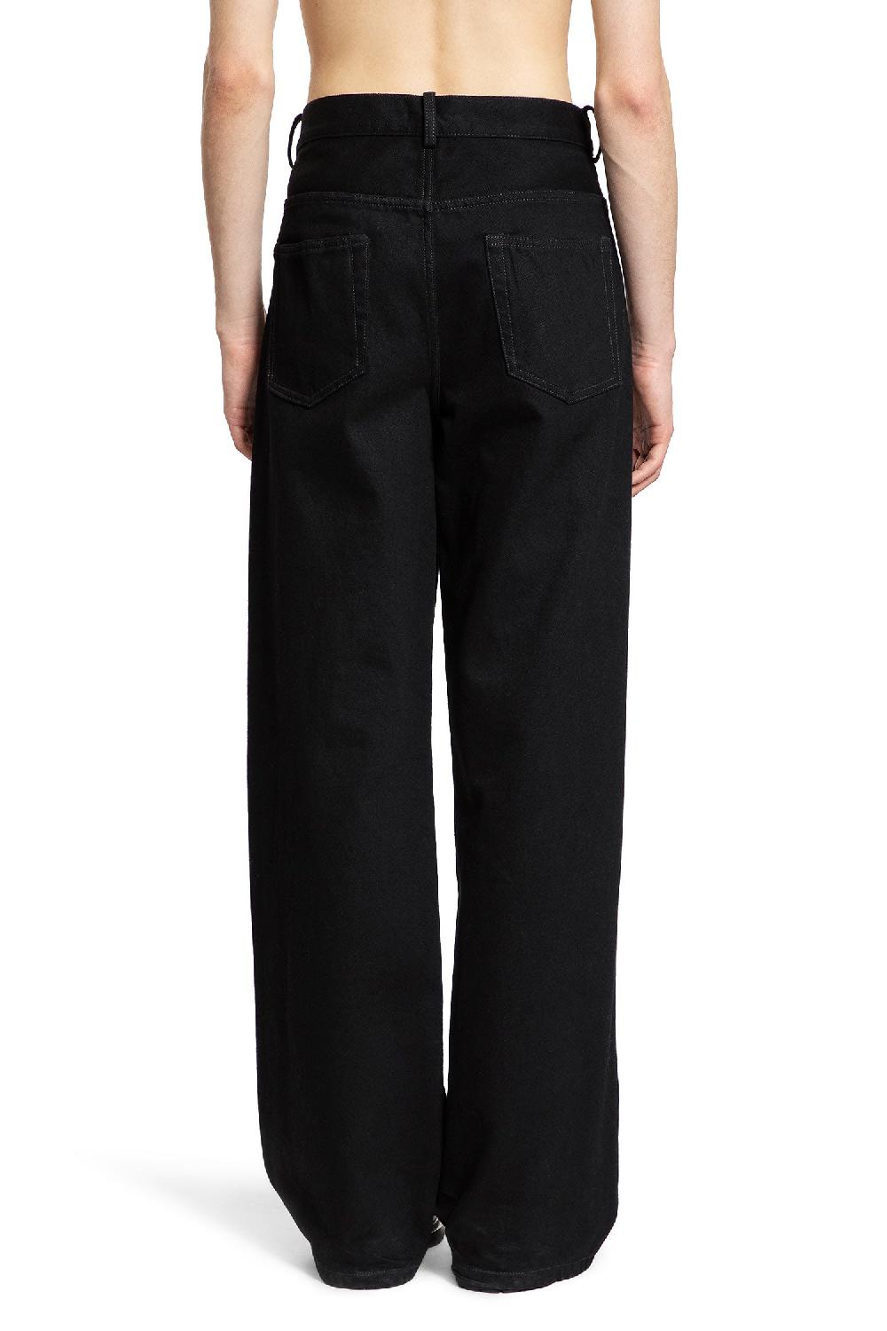 Antonioli ANN DEMEULEMEESTER WOMAN BLACK JEANS Prezzo Ridotto