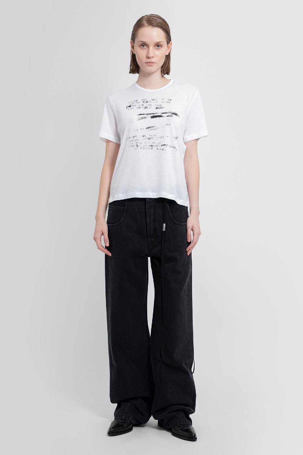 Antonioli ANN DEMEULEMEESTER WOMAN BLACK JEANS Sottocosto