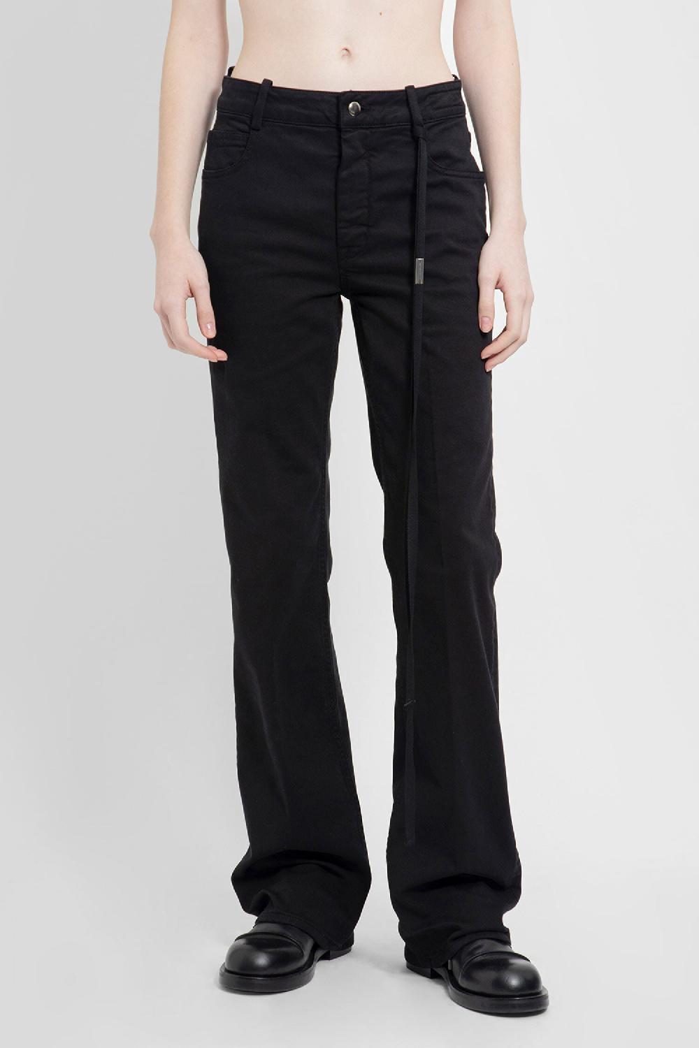 Antonioli ANN DEMEULEMEESTER WOMAN BLACK JEANS Convenienza
