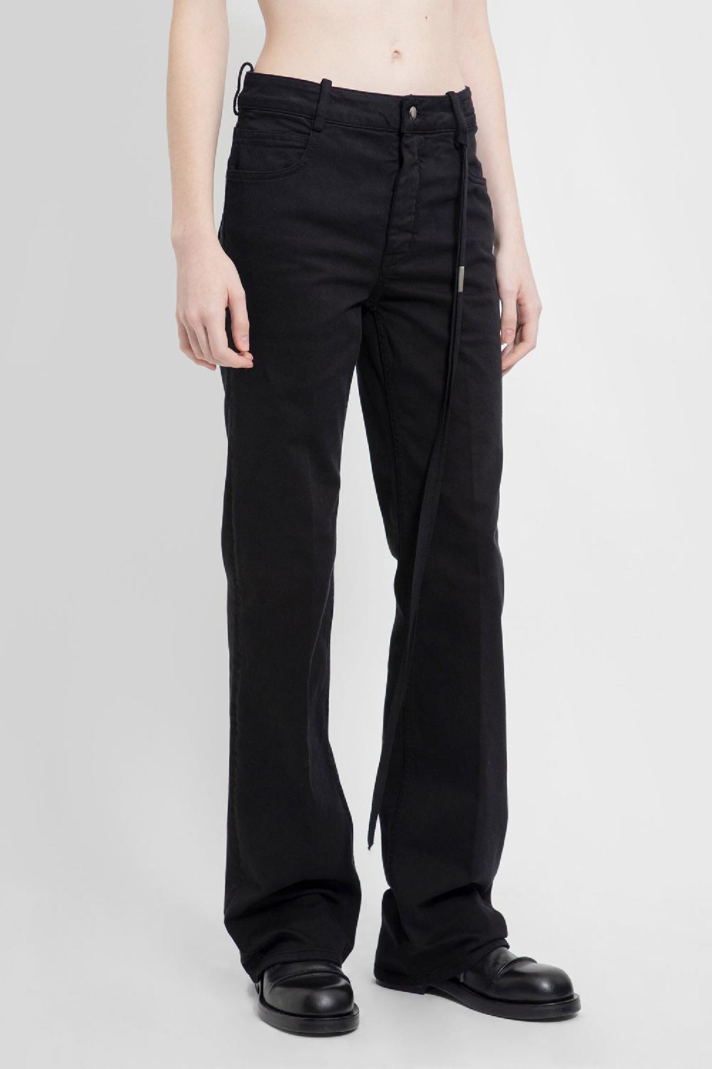 Antonioli ANN DEMEULEMEESTER WOMAN BLACK JEANS Convenienza