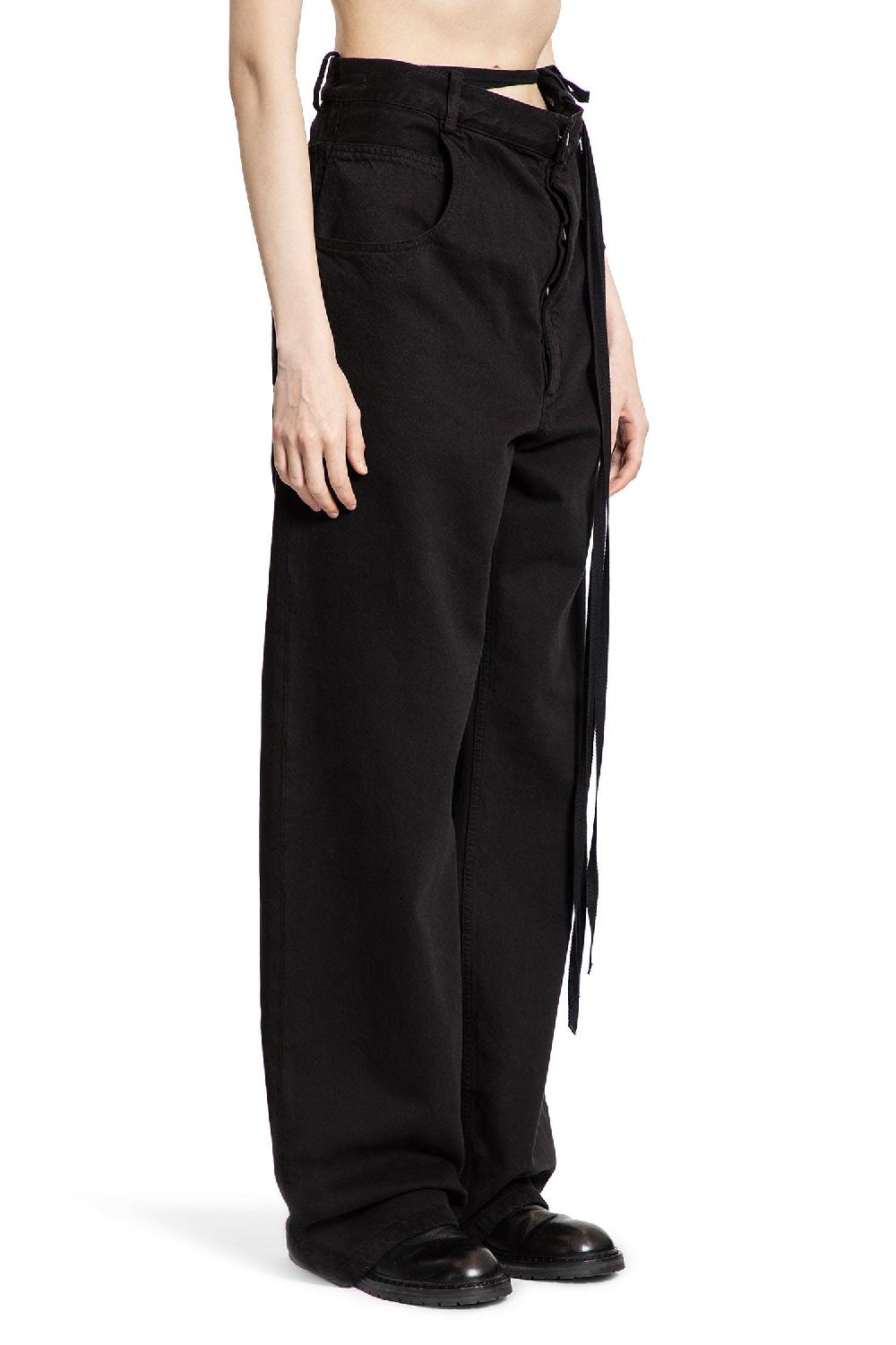 Antonioli ANN DEMEULEMEESTER WOMAN BLACK JEANS Novità