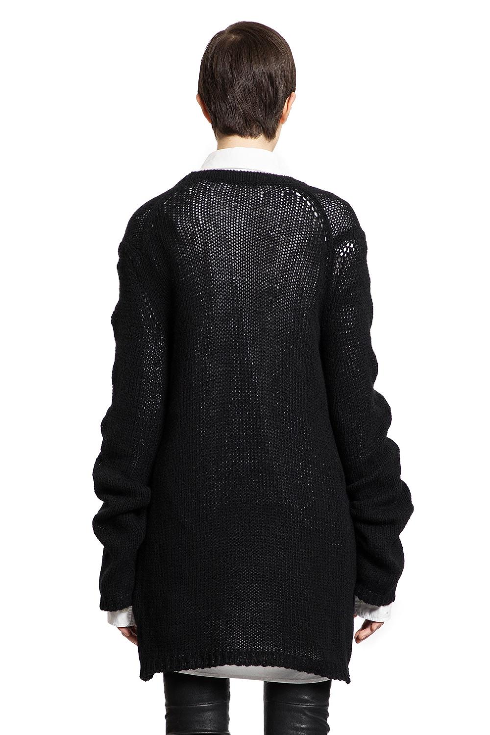 Antonioli ANN DEMEULEMEESTER WOMAN BLACK KNITWEAR Presa