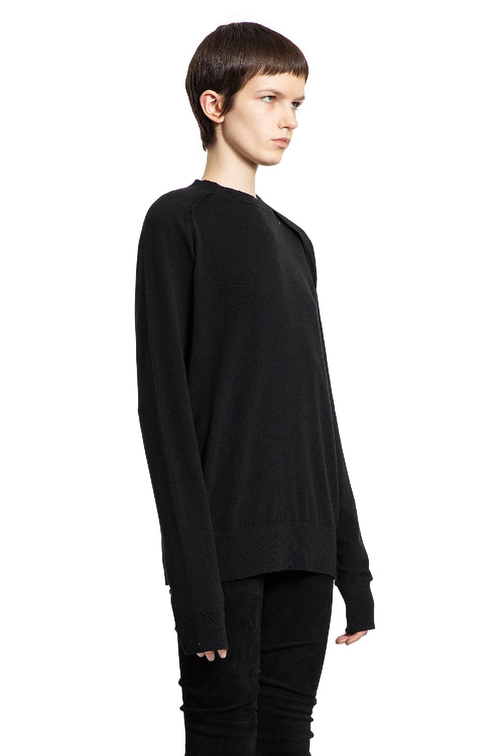 Antonioli ANN DEMEULEMEESTER WOMAN BLACK KNITWEAR Offerta