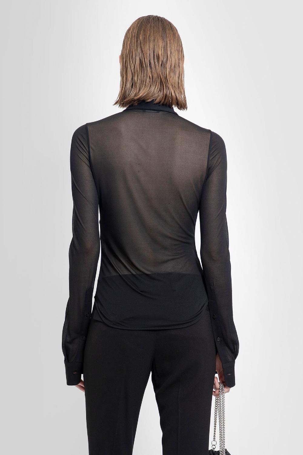 Antonioli ANN DEMEULEMEESTER WOMAN BLACK SHIRTS Saldi Di Fabbrica