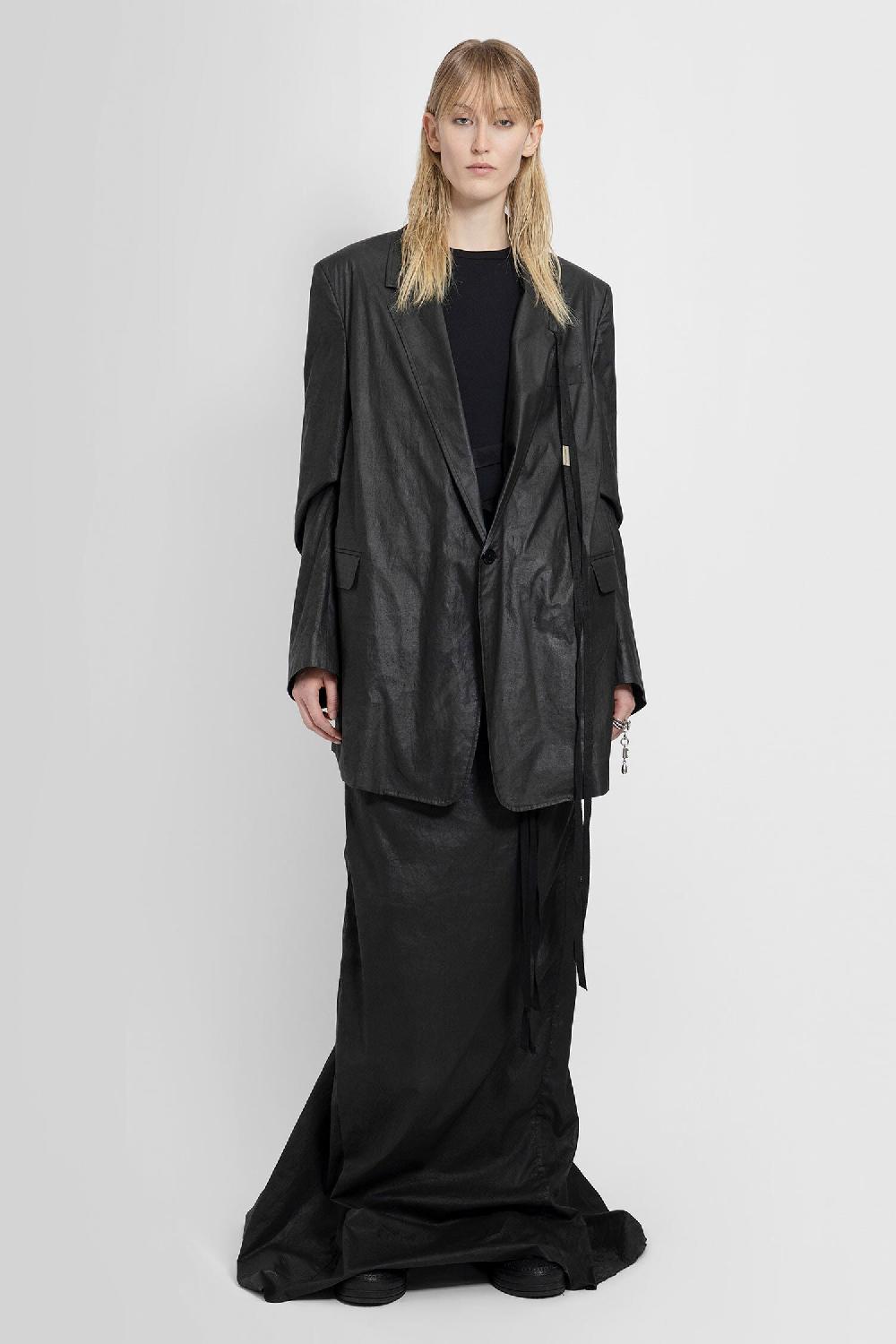 Antonioli ANN DEMEULEMEESTER WOMAN BLACK SKIRTS In Saldo