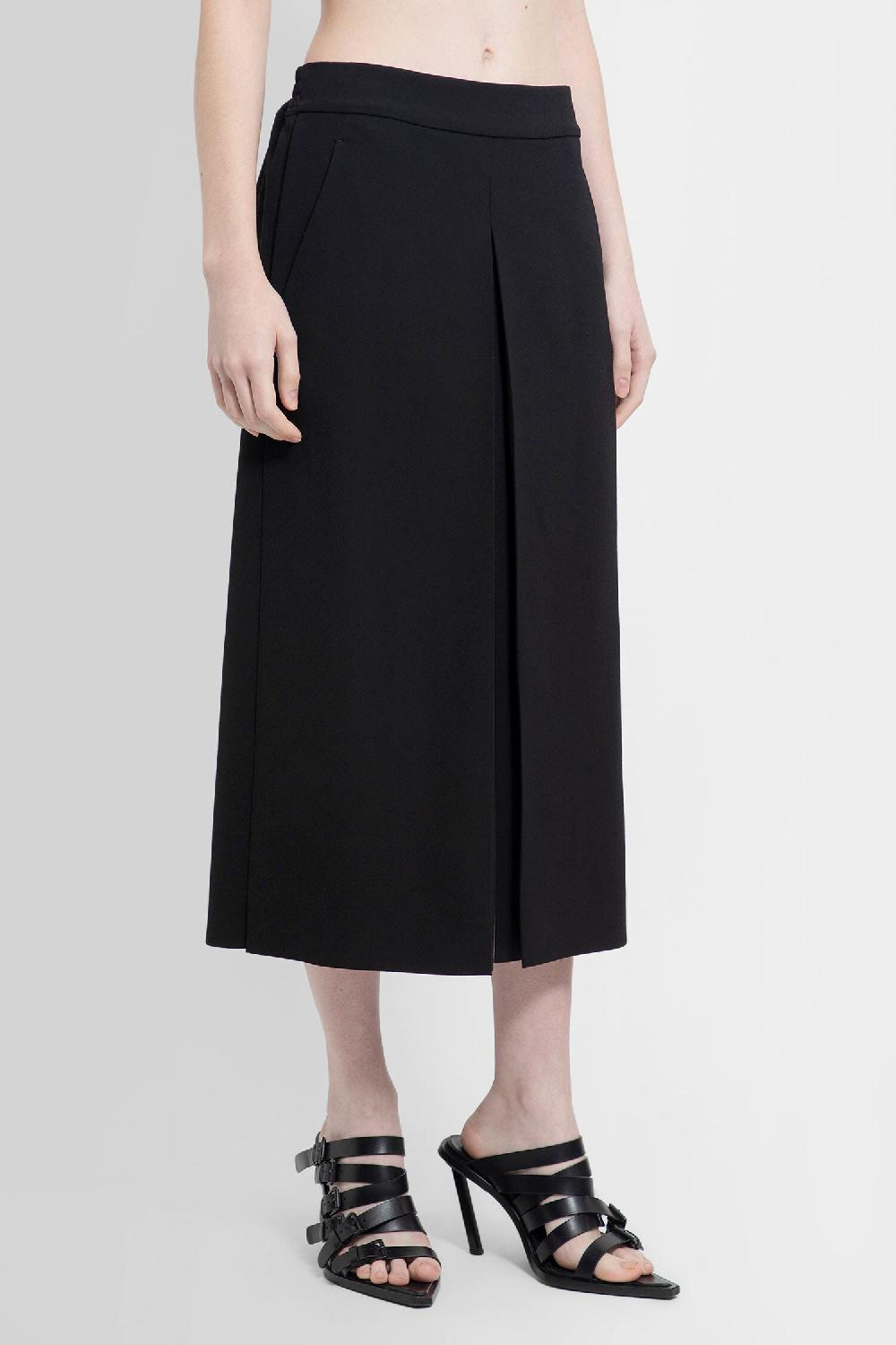 Antonioli ANN DEMEULEMEESTER WOMAN BLACK SKIRTS Nuova