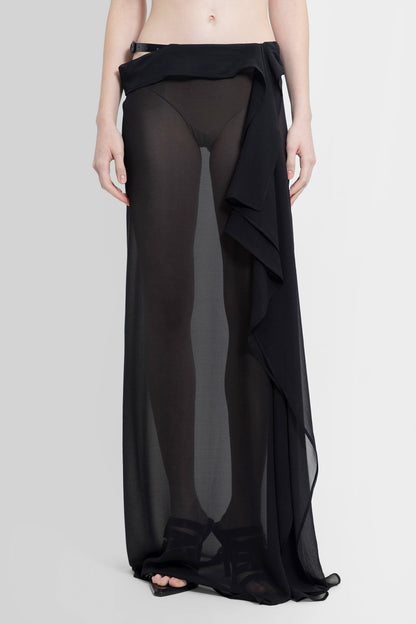 Antonioli ANN DEMEULEMEESTER WOMAN BLACK SKIRTS Spedizione gratuita