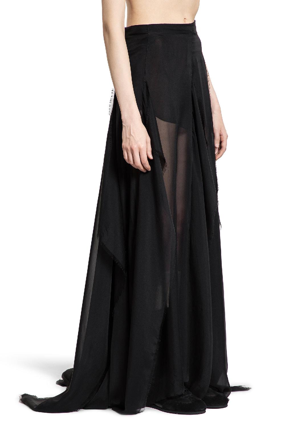 Antonioli ANN DEMEULEMEESTER WOMAN BLACK SKIRTS Prezzo di fabbrica