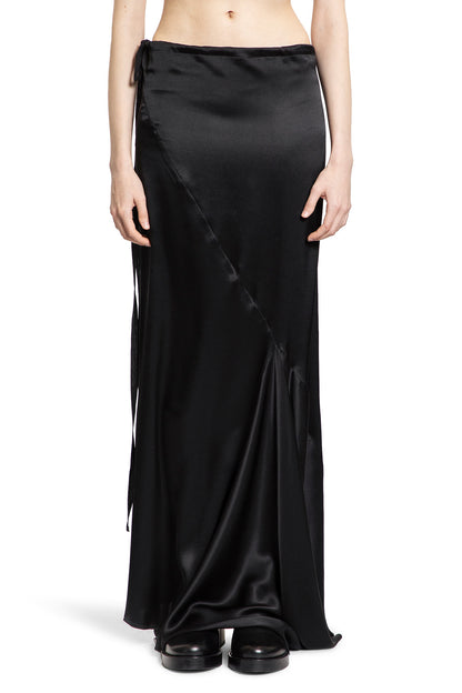 Antonioli ANN DEMEULEMEESTER WOMAN BLACK SKIRTS Comprare a buon mercato