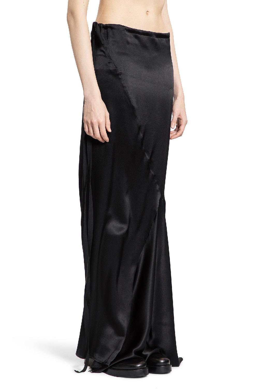 Antonioli ANN DEMEULEMEESTER WOMAN BLACK SKIRTS Comprare a buon mercato