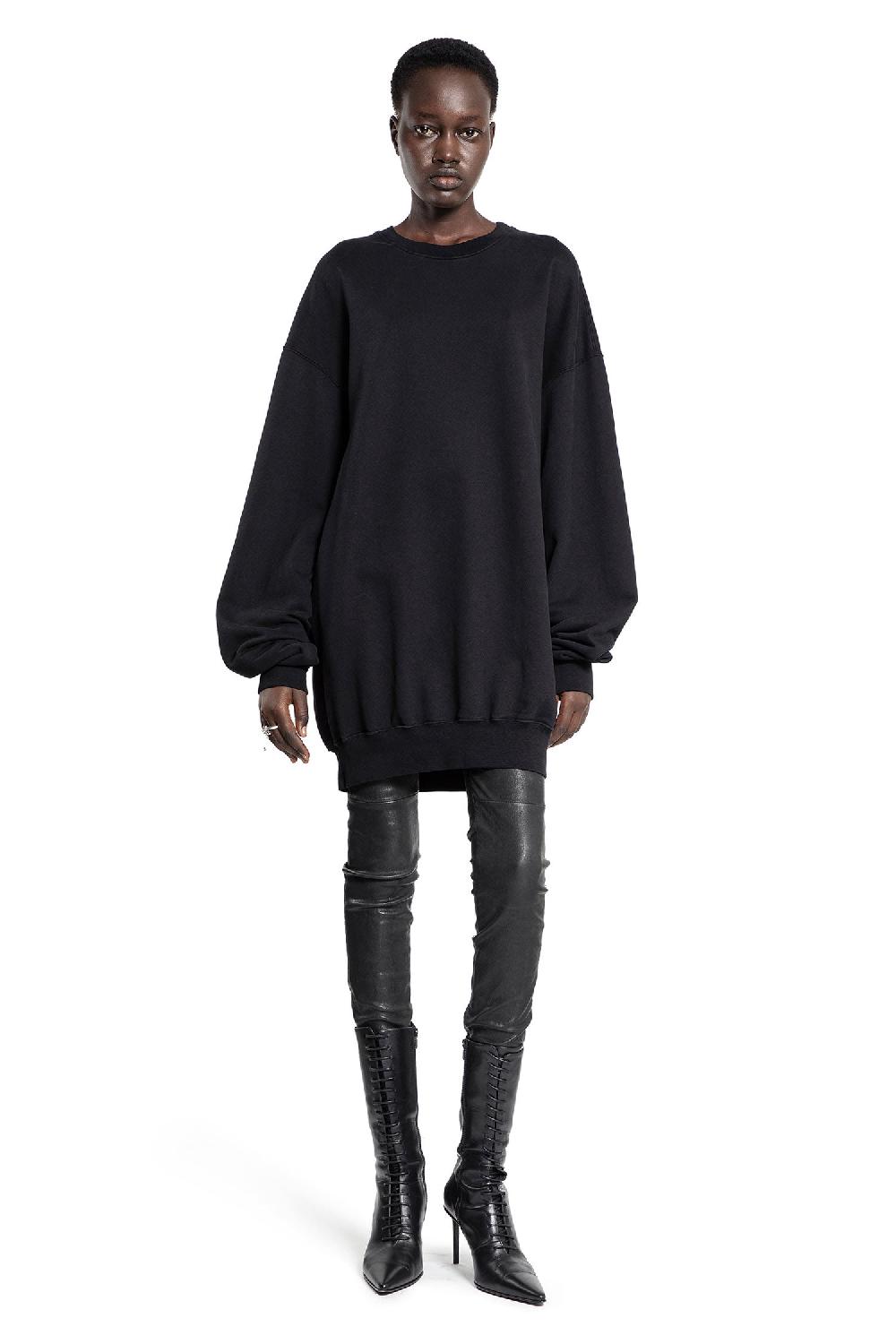 Antonioli ANN DEMEULEMEESTER WOMAN BLACK SWEATSHIRTS Shopping online