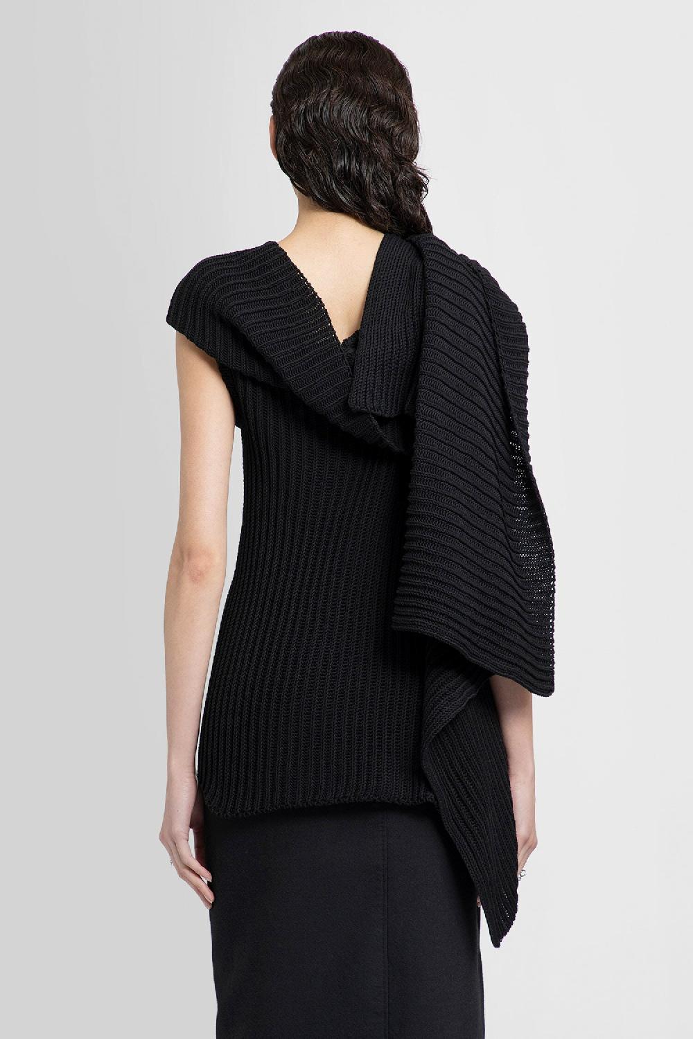 Antonioli ANN DEMEULEMEESTER WOMAN BLACK TOPS Offerta Anniversario