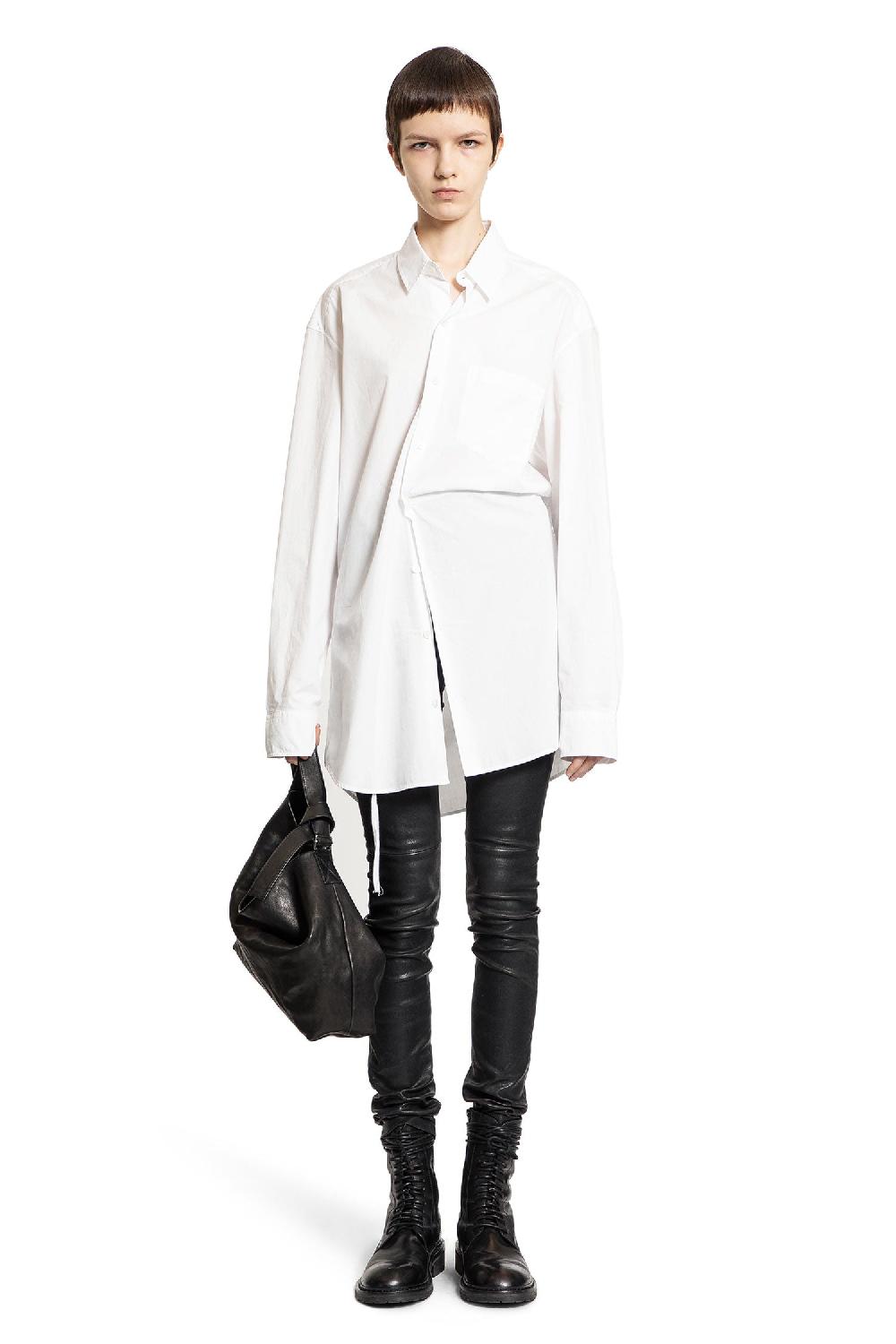 Antonioli ANN DEMEULEMEESTER WOMAN BLACK TROUSERS Offerte esclusive