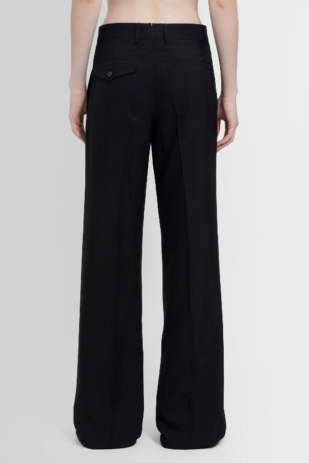 Antonioli ANN DEMEULEMEESTER WOMAN BLACK TROUSERS Grandi sconti